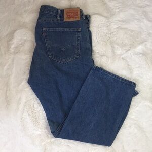 Levi Strauss 505 Men’s 5 Pocket Straight Leg Blue Jeans Size 40